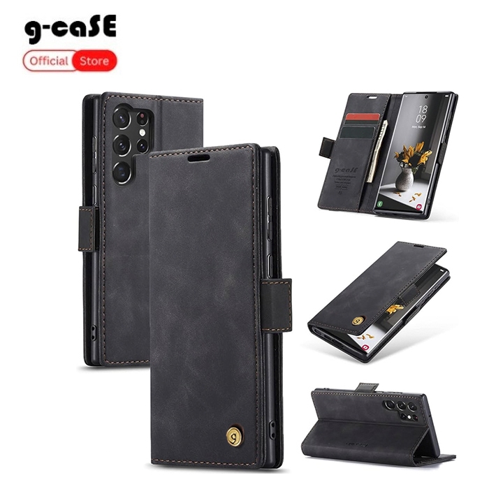 G-caSE Case Leather Flip Dompet Samsung Galaxy S22 S22Ultra S23 S23Ultra S24 S24Ultra Note 8 9 10 10