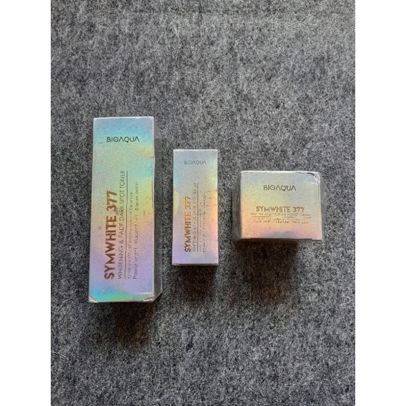 BIOAQUA SymWhite 377 Whitening & Fade Dark Spot Paket Skincare Untuk Atasi Flek Hitam
