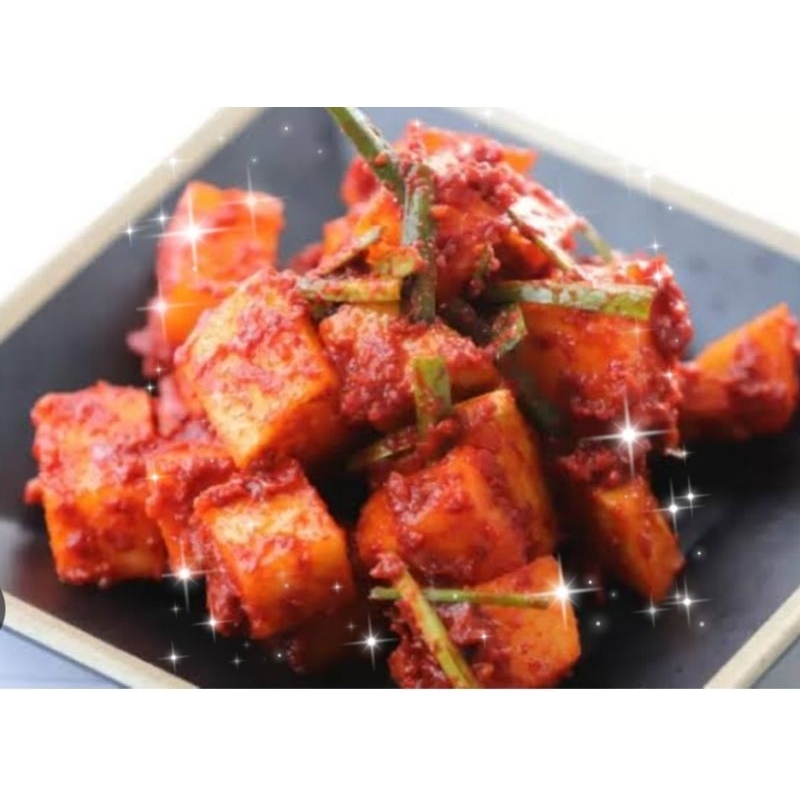 

kimchi lobak homemade halal dan bersih 250g