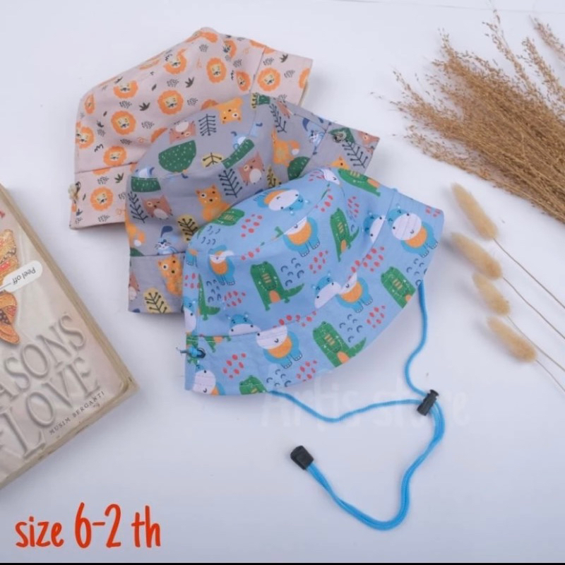 TOPI buket Hat spazio topi bayi perempuan dan laki-laki 2in1 topi bukan balik bayi anak terbaru