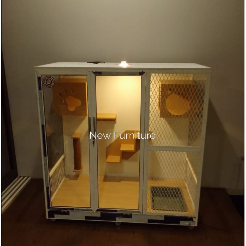 kandang kucing aluminium kandang kucing modern kandang kucing premium kandang kucing minimalis kanda
