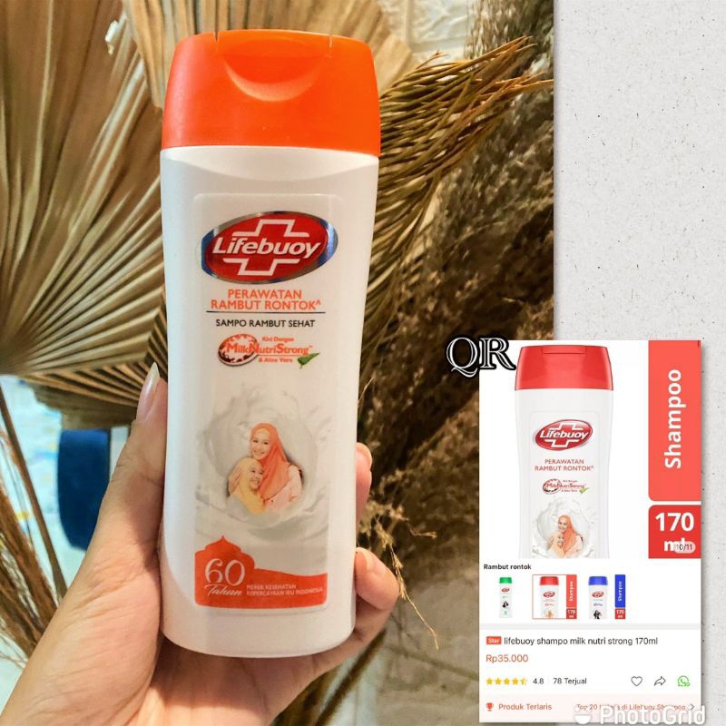 Lifebuoy shampoo anti rontok 170ml | sampo Lifebuoy Oren anti rontok