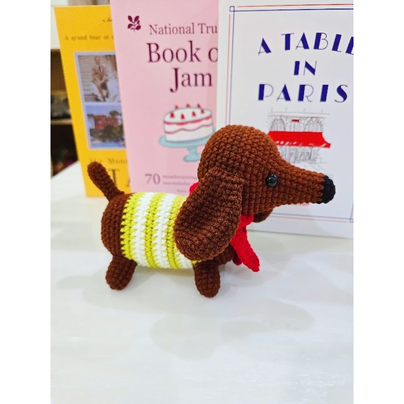 Dachshund Amigurumi / Boneka Rajut Handmade Anjing