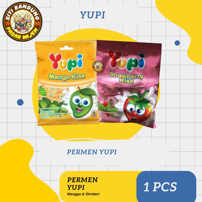 

Yupi Kiss Permen Sak 120gr