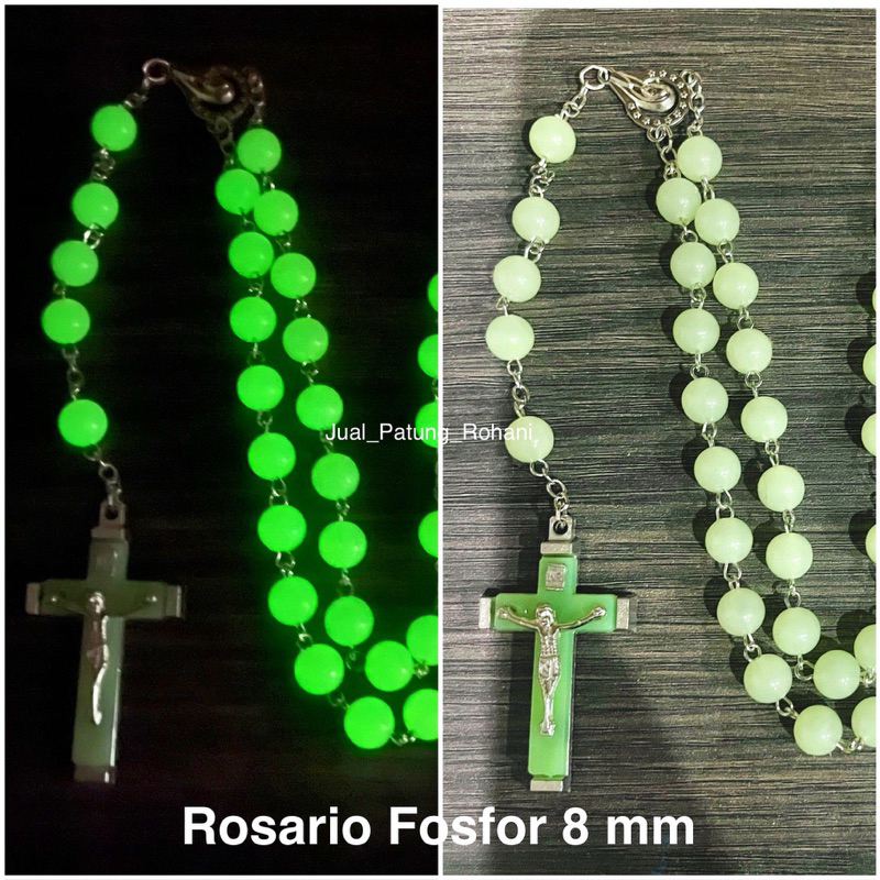 Rosario Fosfor 8 mm