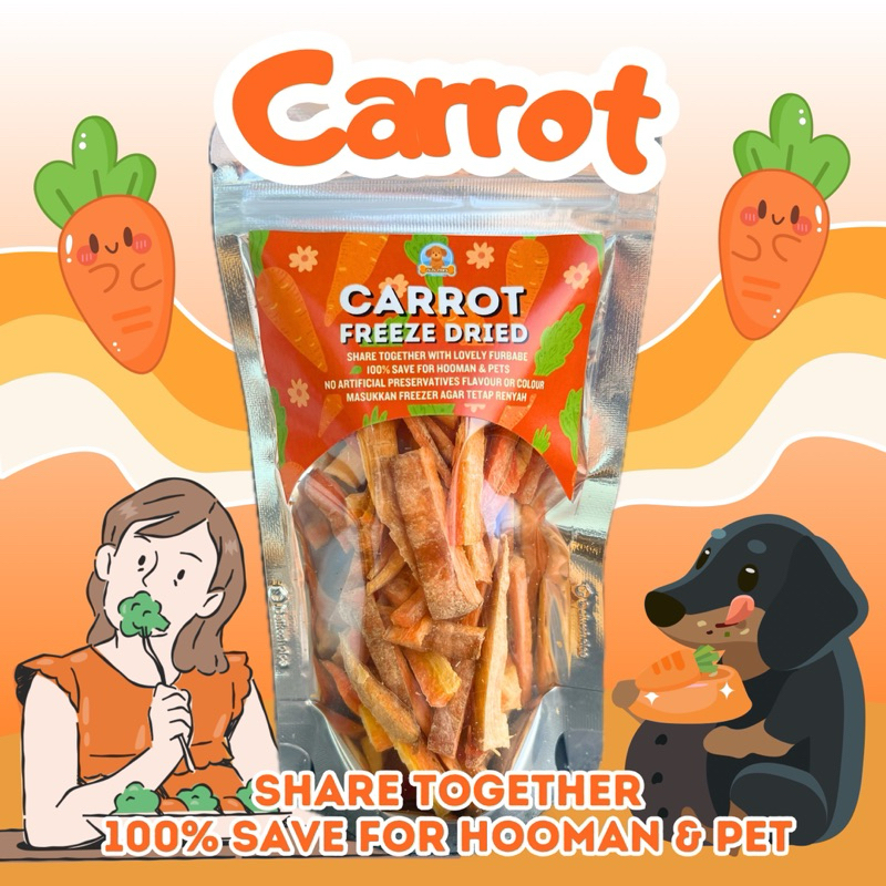 Carrot Freeze Dried / Snack Wortel Kering