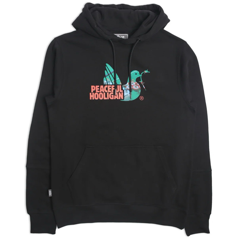 Hoodie Peaceful Hooligan Football Black Originals BNWTIP