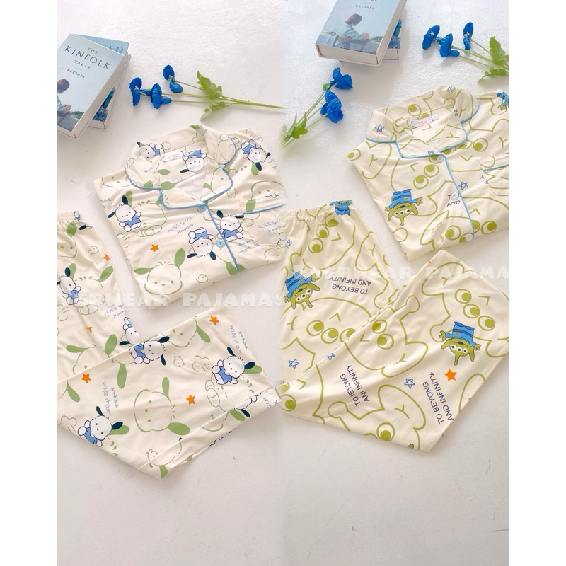 Piyama Baju tidur Set Panjang Toy Story / Snoopy