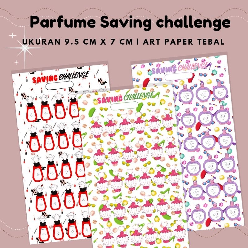

parfume Saving challenge