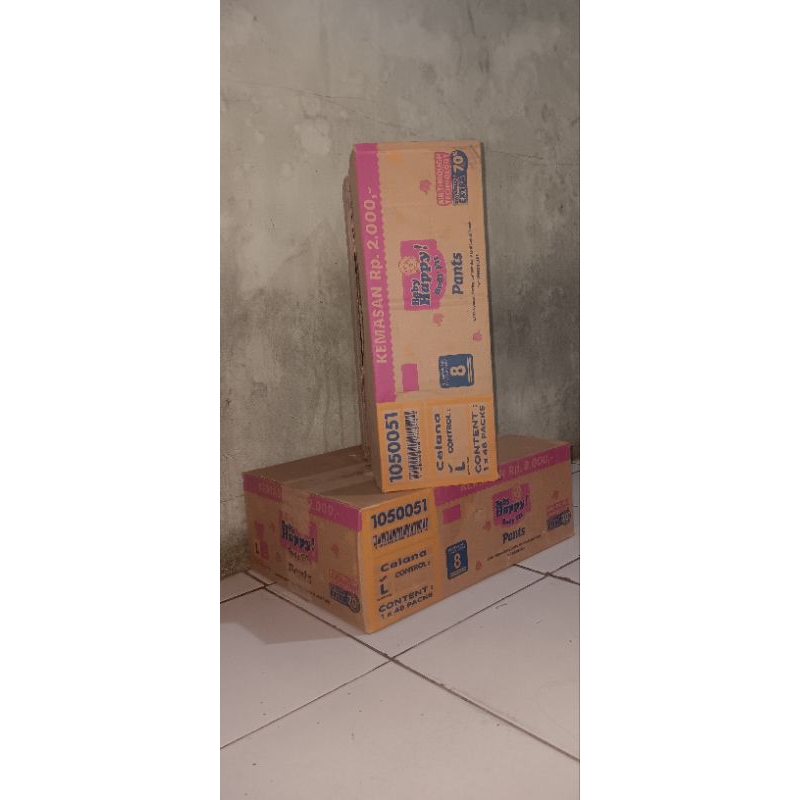 

Kardus / Karton Baby happy L bekas 45×32×15 Cm Terlaris