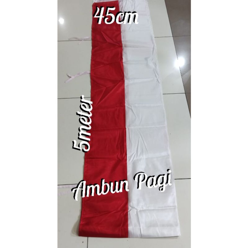 

best seller umbul-umbul merah putih lurus panjang 5meter ready stock