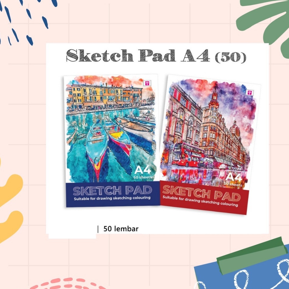 

Hot Quality Tiara Sketch book A4 5lbr 15gsm