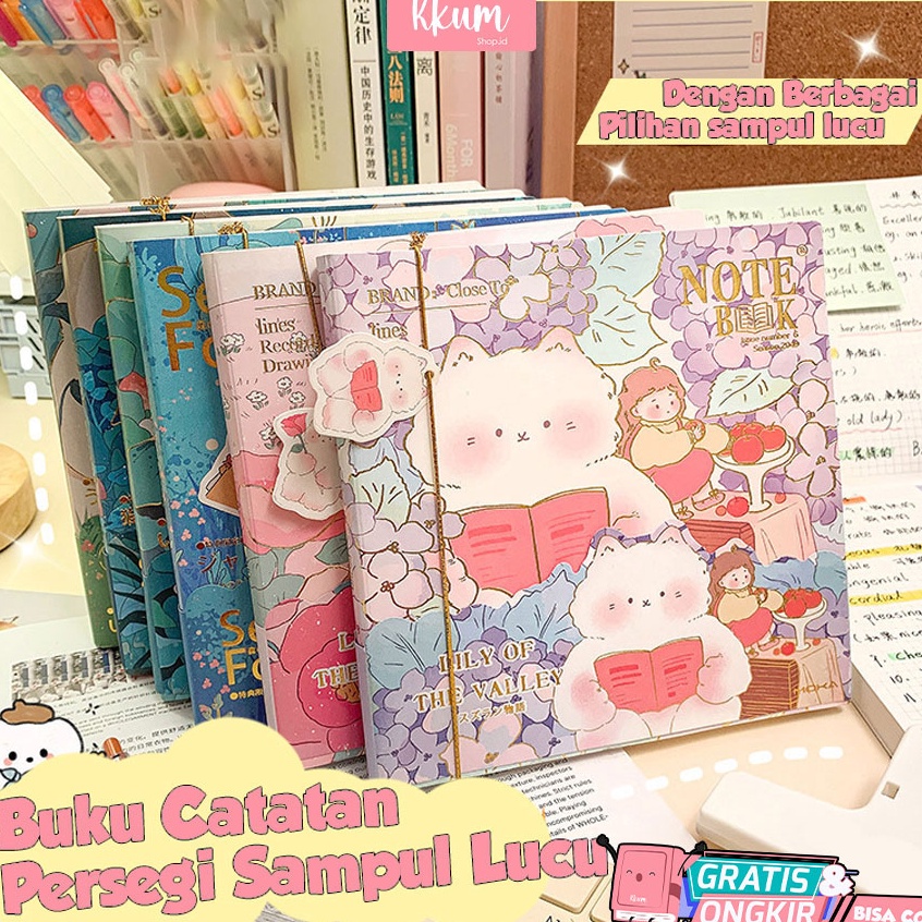 

Stock Pilihan 1 lembar Notebook aesthetic rabbit Buku jurnal persegi cute tebal