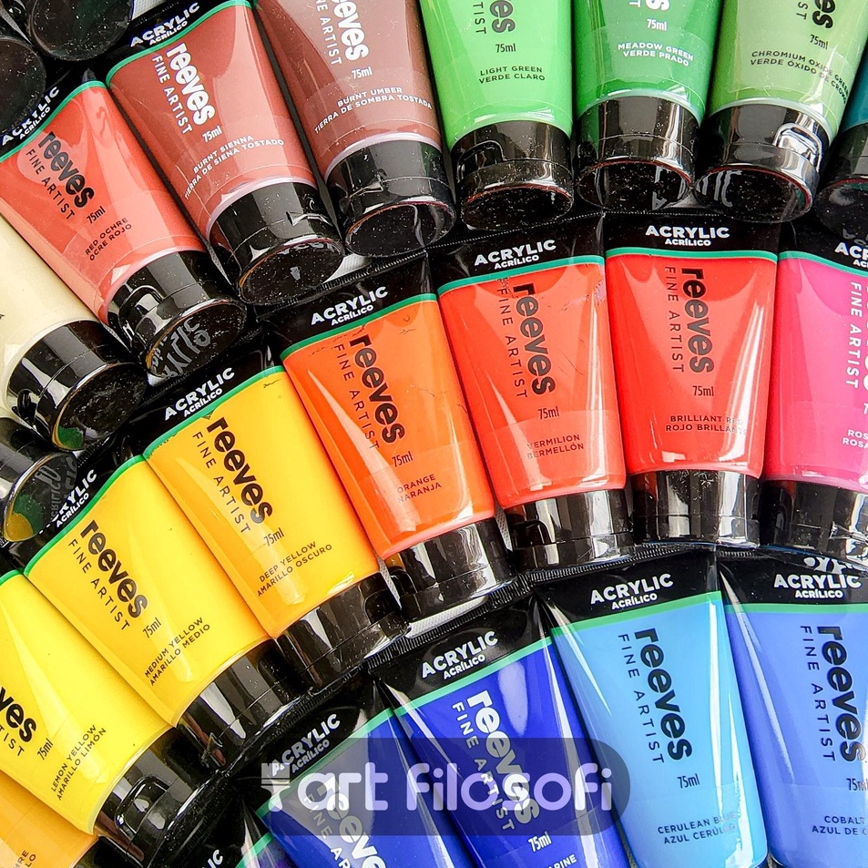 

Murah Ekonomis Cat Akrilik Reeves 75ml Reeves Acrylic Paint