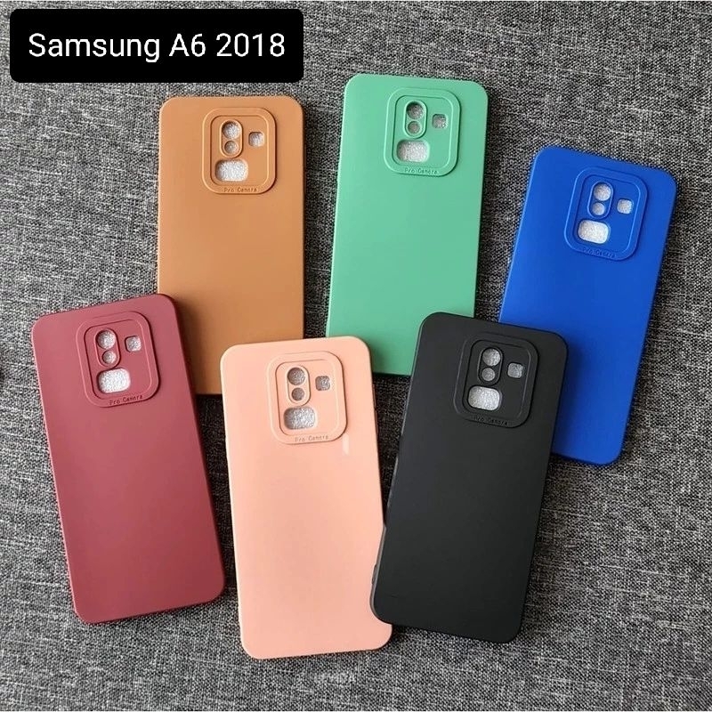 SoftCase Samsung A8 2018 A6 2018 A750 A7 2018 A70 Silikon Pro Camera Pelindung Belakang Bahan Tebal 
