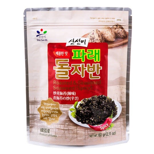 

Shin Sun Mi Nori Berbumbu Pedas /Roasted & Seasoned Seaweed Spicy 60gr