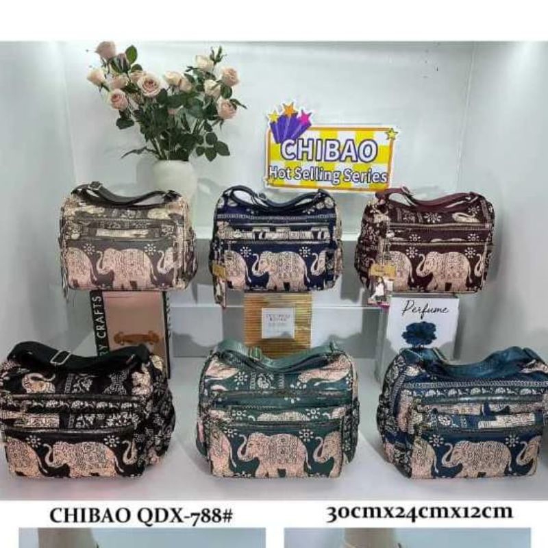 TAS WANITA SELEMPANG MOTIF CHIBAO 788QDX