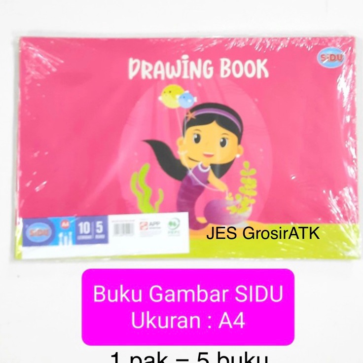 

Update Gembira Buku Gambar Sidu A4 1 pak 5 buku