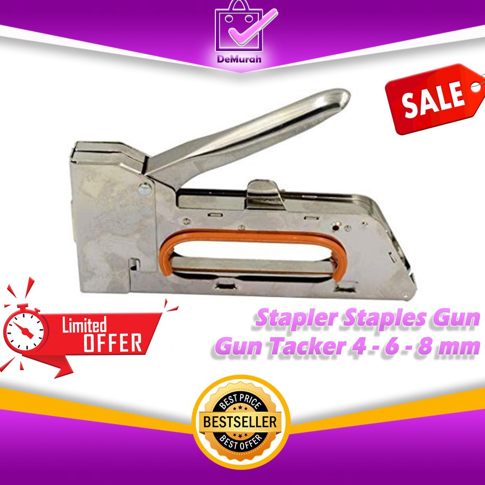 

KODE J96N Stapler Staples Gun Tembak Jok Kulit Motor Gun Tacker 468mm 668