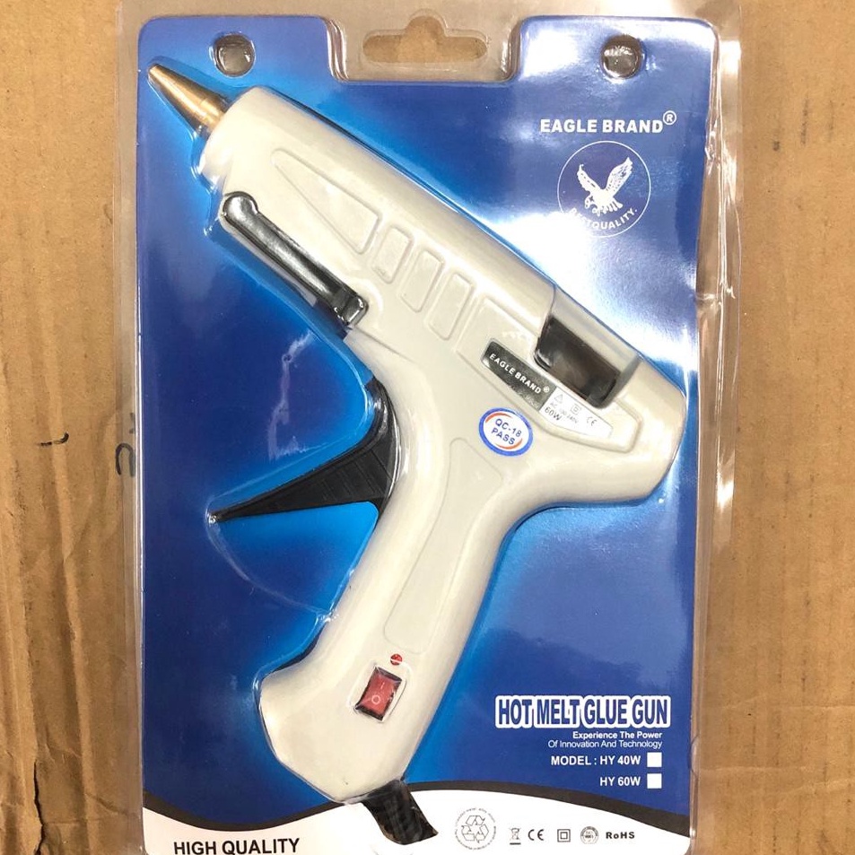 

Best Style Lem Tembak Eagle 6 Watt On Off Hot Glue Gun Pistol Lem Berkualitas Kerajinan Tangan