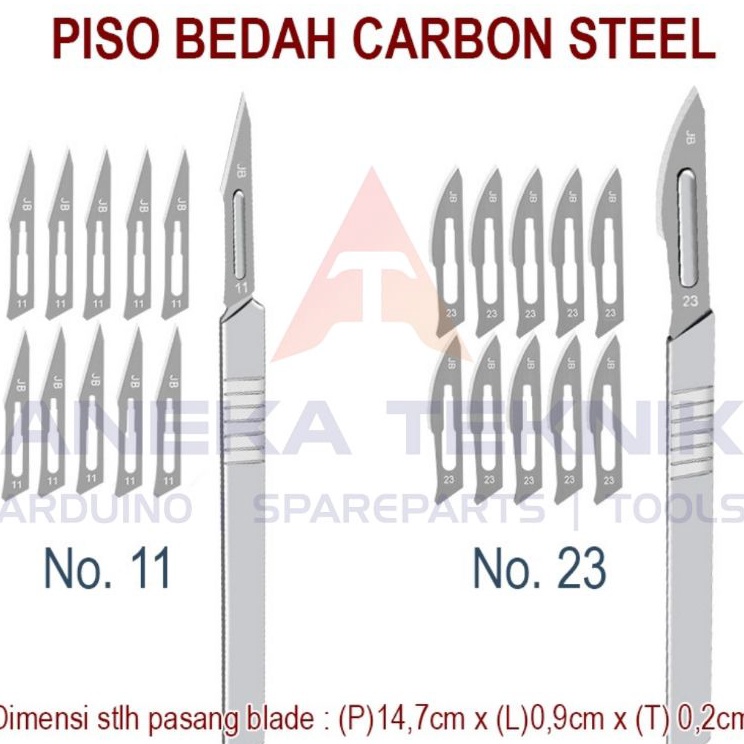 

Pasti Baru Pisau Bedah Carving Craft Engraving Scalpel Surgical Blades CARBON STEEL