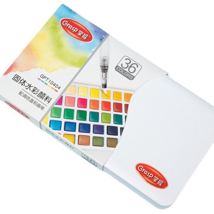 

Promo Terheboh GRASP Solid Watercolor Set Pen Cat Air Padat Brush Pen Cat Air Doodle Painting