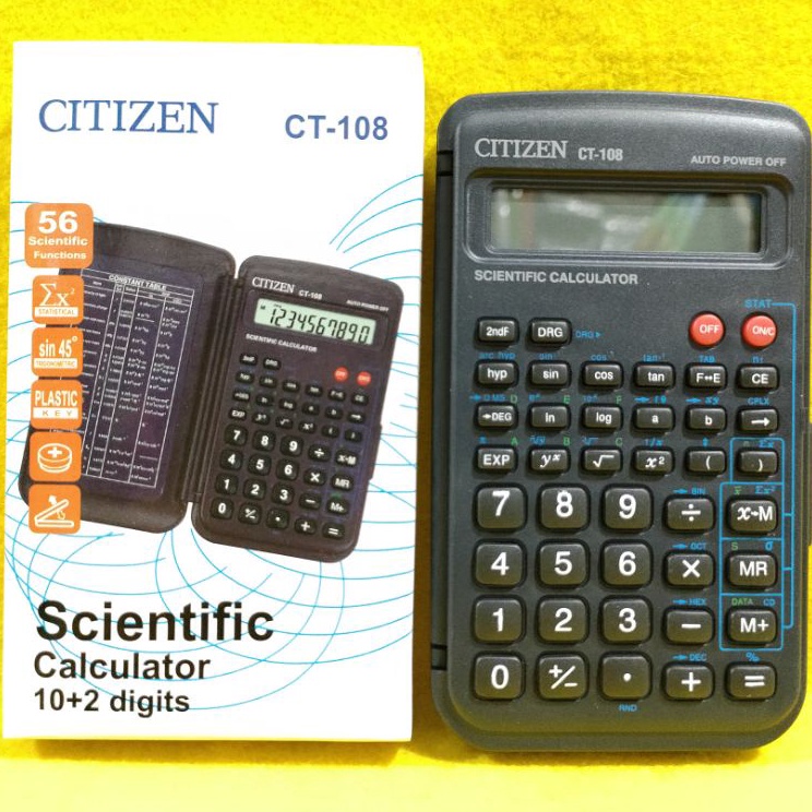 

Borong Laris Kalkulator Citizen Scientific Ilmiah CT 18