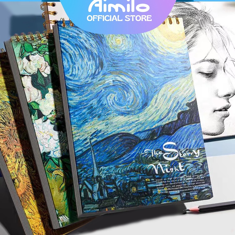 

Update Terheboh READY Aimilo Buku Gambar A4 Sketchbook Buku Sketsa lTebal Vertikal Jilid Spiral 45 Lembar9 Halaman