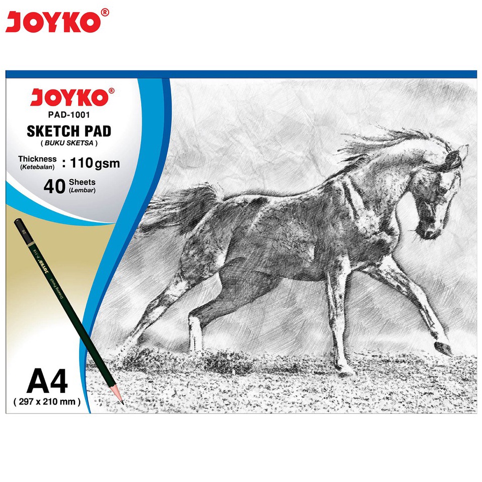 

Product Exclusive JOYKO DRAWING BOOK SKETCH PAD A4 BUKU GAMBAR SKETSA PAD11