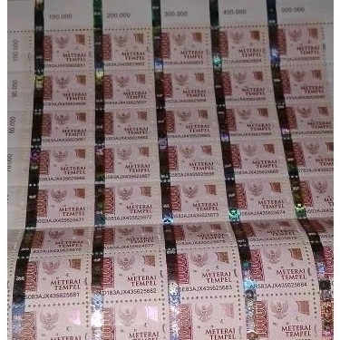 

Harga Terbaru Materai 1 ASLI