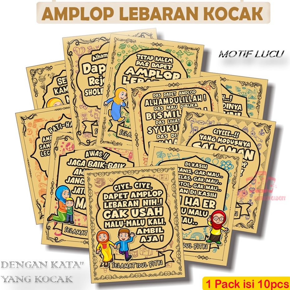 

Best Promo Amplop Angpau Lebaran Dengan KataKata Yang Kocak Dan Motif Yang LucuLucu Amplop Angpau Idul Fitri Amplop Lebaran Haji Amplop Idul Adha 1 Pack isi 1pcs
