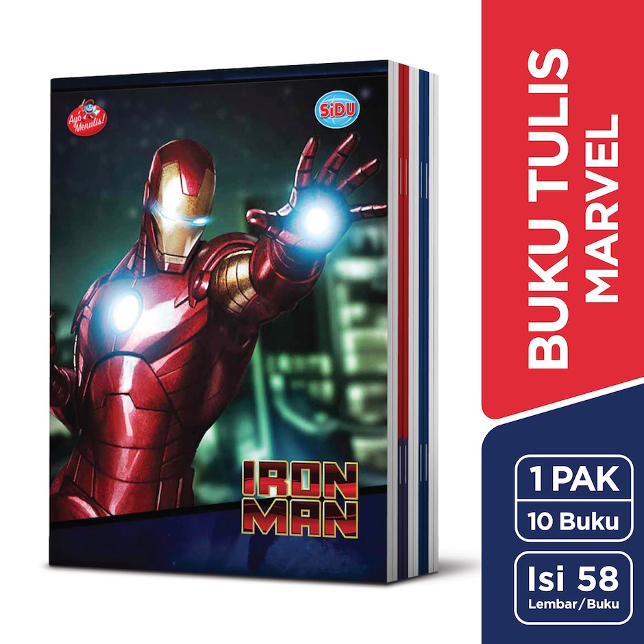 

Diskon Terkini SiDU Buku Tulis Marvel 58 Lembar 1 buku SDU EB 58 AVE