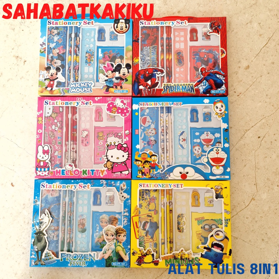 

Pasti Heboh Paket Alat Tulis Set 14 in 1 Stationary Set 8 in 1 Paket Alat Tulis Karakter Lengkap Dengan Kotak Pensil