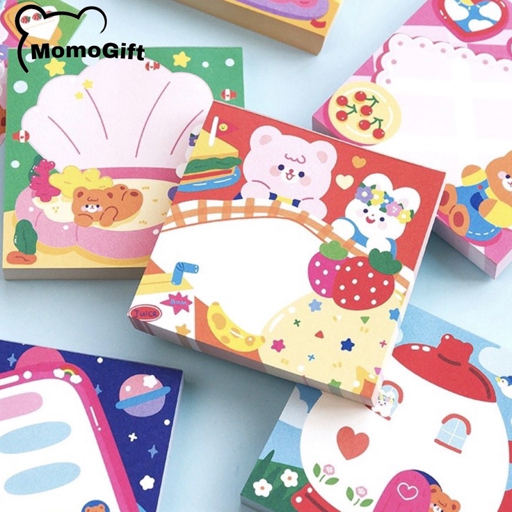 

Hot Brand Memopad Mini Sticky Note Bear 1 Lembar MP16