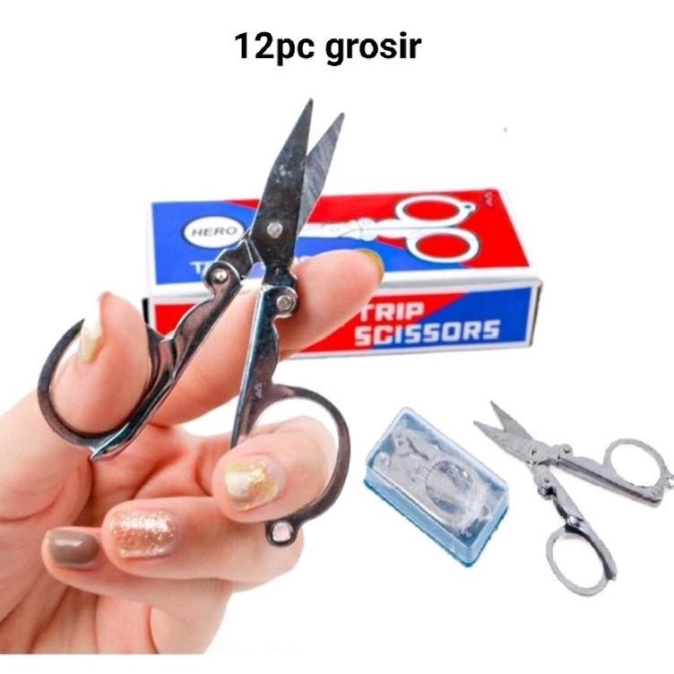 

Ready Terjamin Gunting Lipet Hero Trip Scissors 12pc Grosir Murah