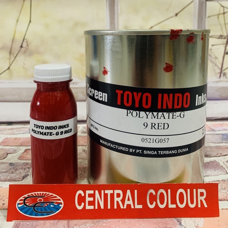 

Paling Berkualitas Tinta Toyo PolymateG 9 Red Tinta Sablon Plastik 1GR