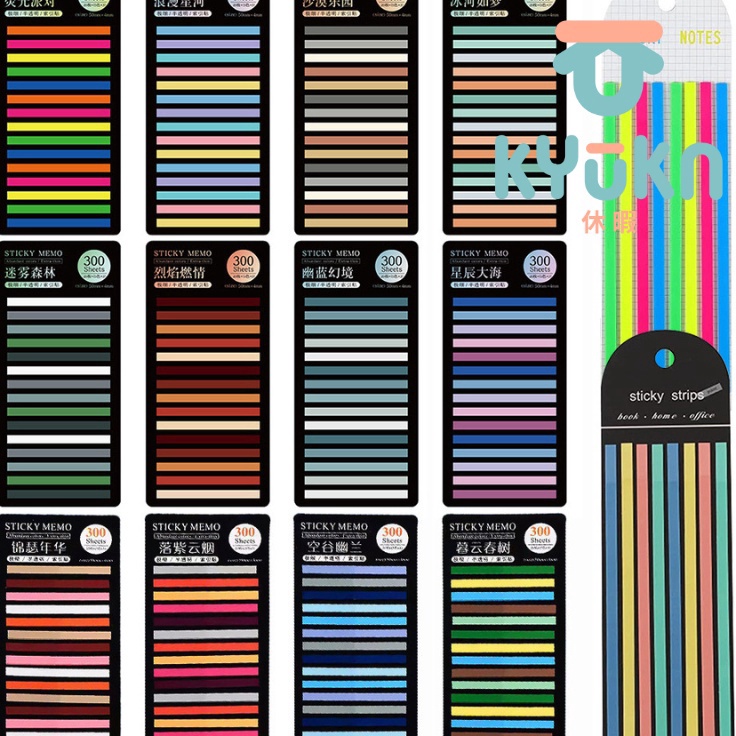 

Super Grosir Sticky Text Highlighter Strips KYUKA