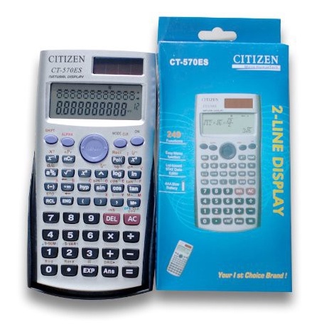 

Diskon Terbaik Kalkulator Scientific Citizen CT 57 Es Kalkulator anak Sekolah BIG DISPLAY Citizen 57 ES