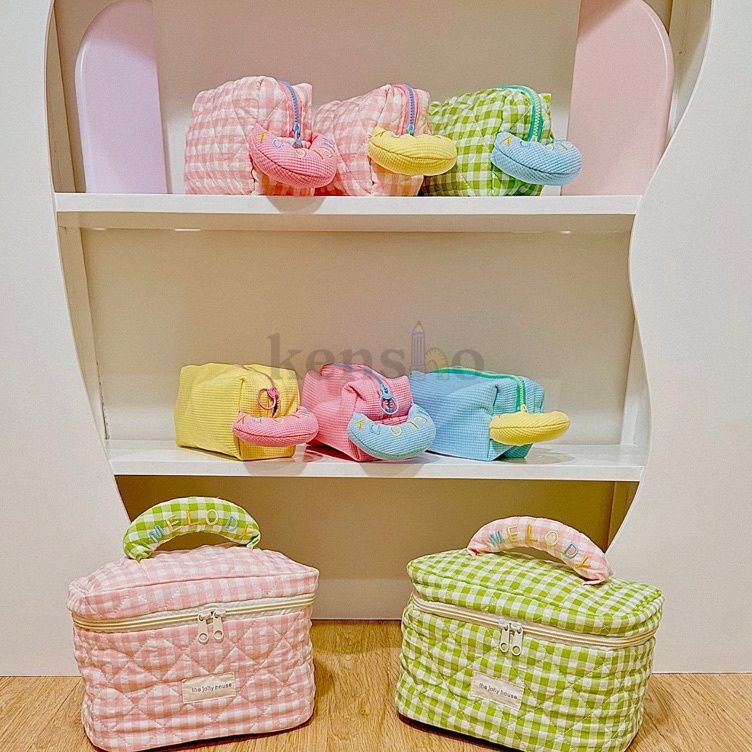 

KODE E9K7 KENSHO Kotak Pensil Pouch Sleting Tempat Makeup Tas Aksesoris Wanita Pastel Aesthetic Korea Import Lucu Melody