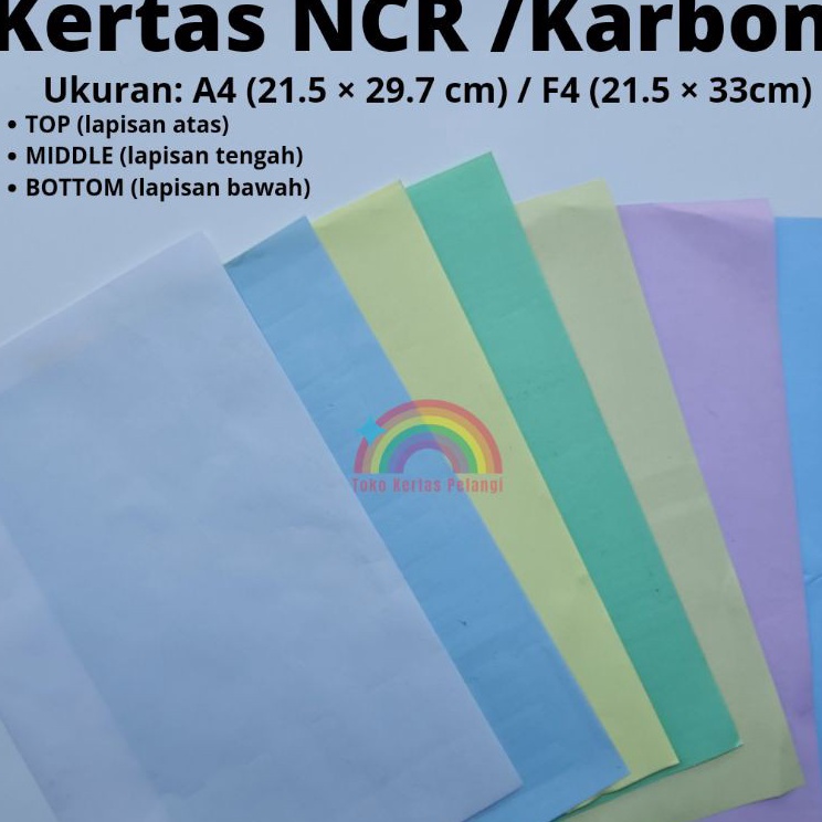 

Diskon Kepuasan kertas NCRkarbonnota isi 5 pcs 1rim ukuran A4F4