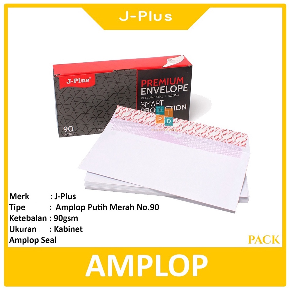 

KODE E9E JPLUS Merah Amplop Polos No9 9gsm Pack