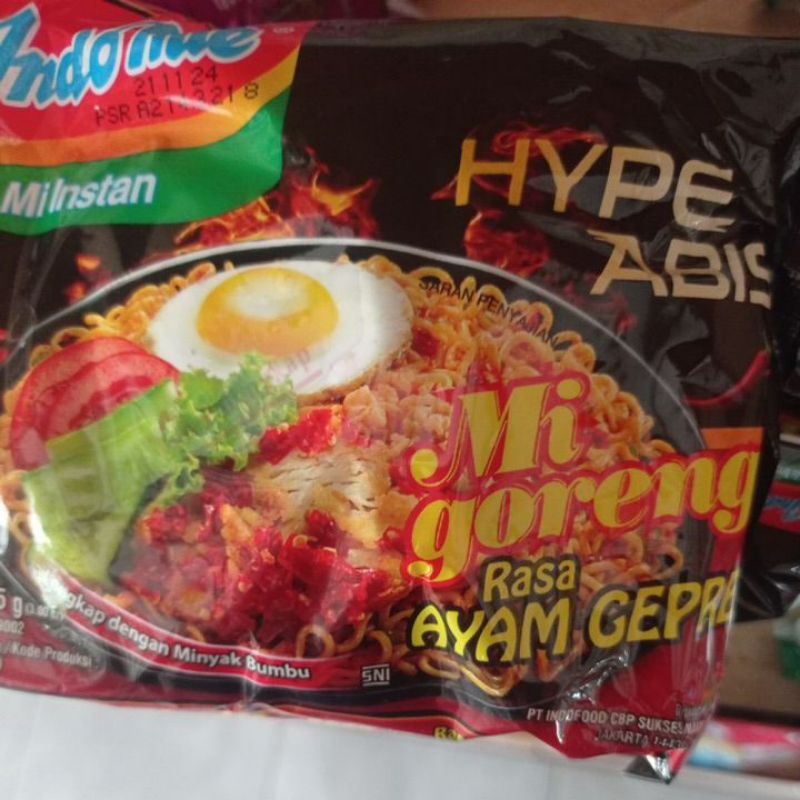 

Indomie Goreng Rasa Ayam Geprek 85gr