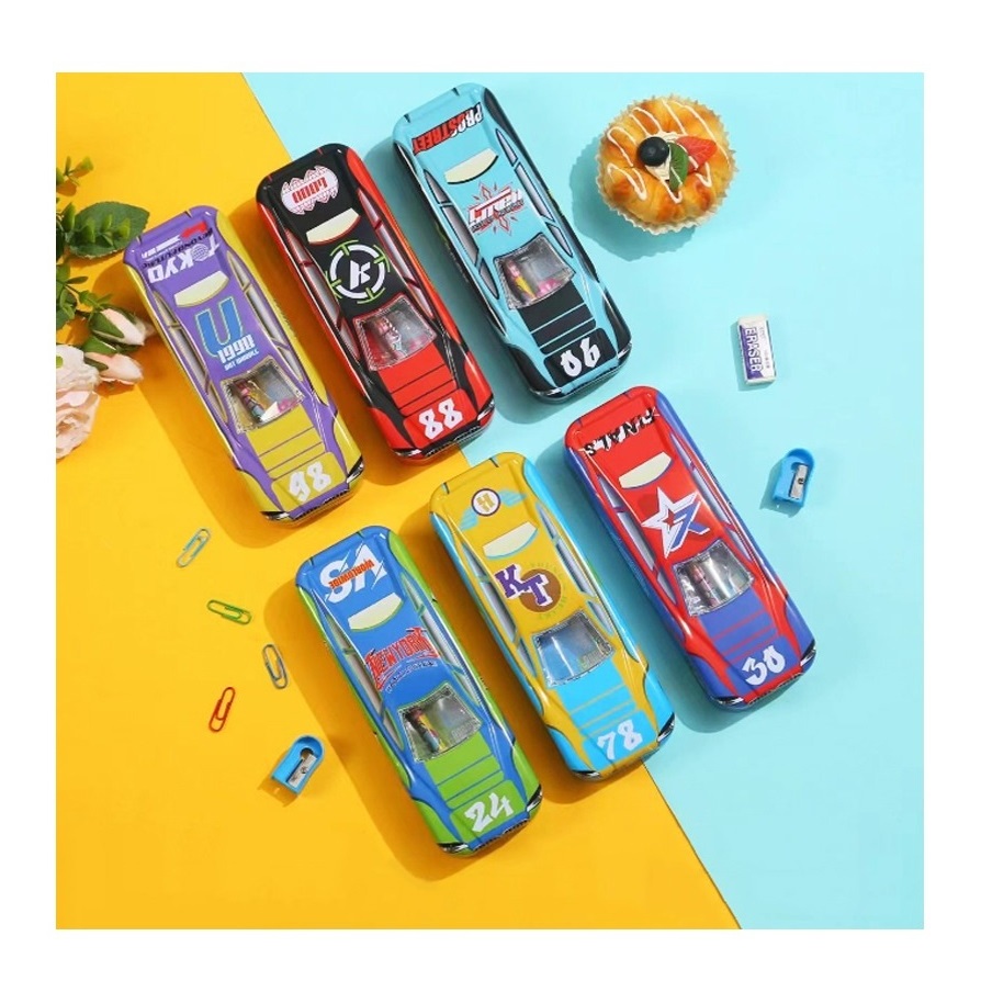 

Tempat Pensil Kaleng Karakter + Isi / Kotak Pensil Kaleng K-667