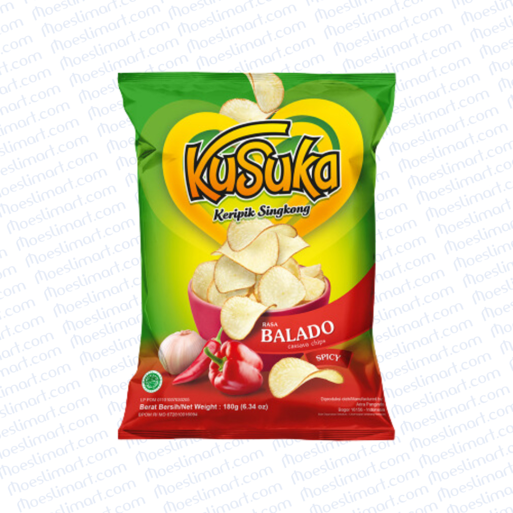 

KuSuka Keripik Singkong Balado 180 g