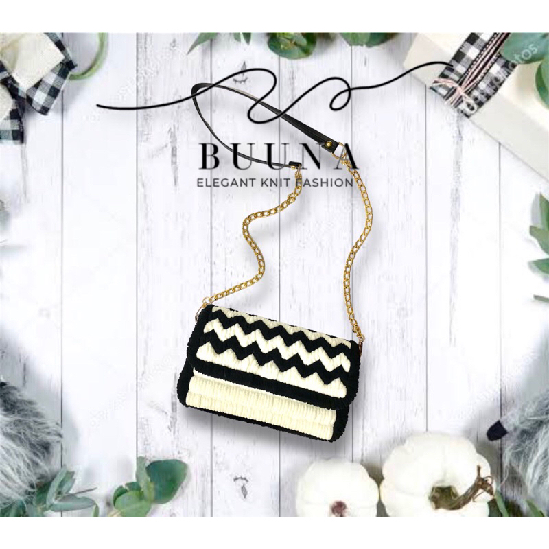 [BUUNA] ELEGANT CHENILLE KNIT BAG / TAS RAJUT CHENILLE