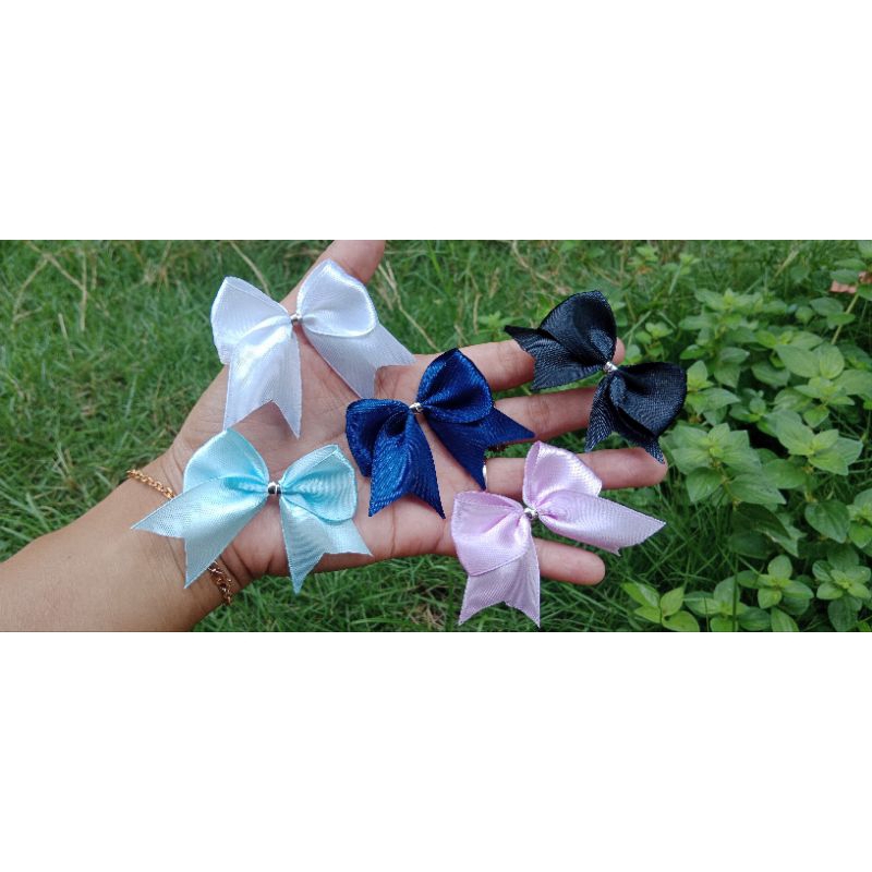 

pita satin 2,5 cm/pita souvenir siap pakai isi 50 pcs