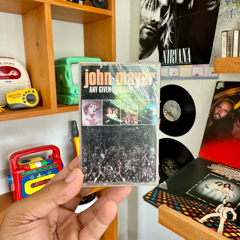 Kaset Pita / Tape / Walkman Segel NOS John Mayer Any Given Thursday Original 100% Berfungsi / Tested