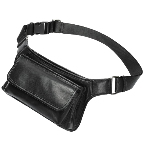 Waistbag Pria Kulit Asli Premium - Tas Selempang Waistbag Kulit Sapi Original