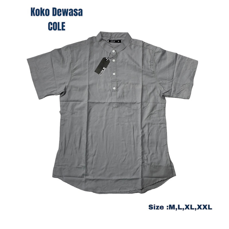 Koko kurta Cole pria dewasa