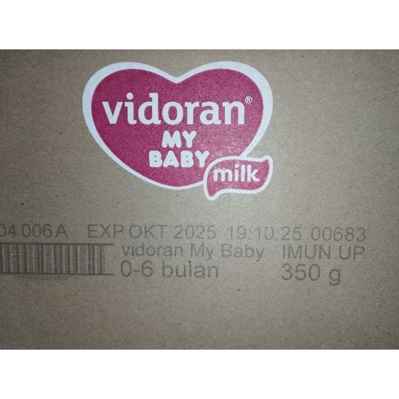 1 KARTON VIDORAN 0-6 BULAN 350GRAM ISI 24 PCS
